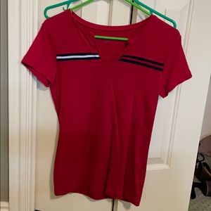 Tommy Hilfiger Essential Split Neck T-Shirt